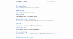 Desktop Screenshot of codenuggets.com