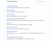 Tablet Screenshot of codenuggets.com